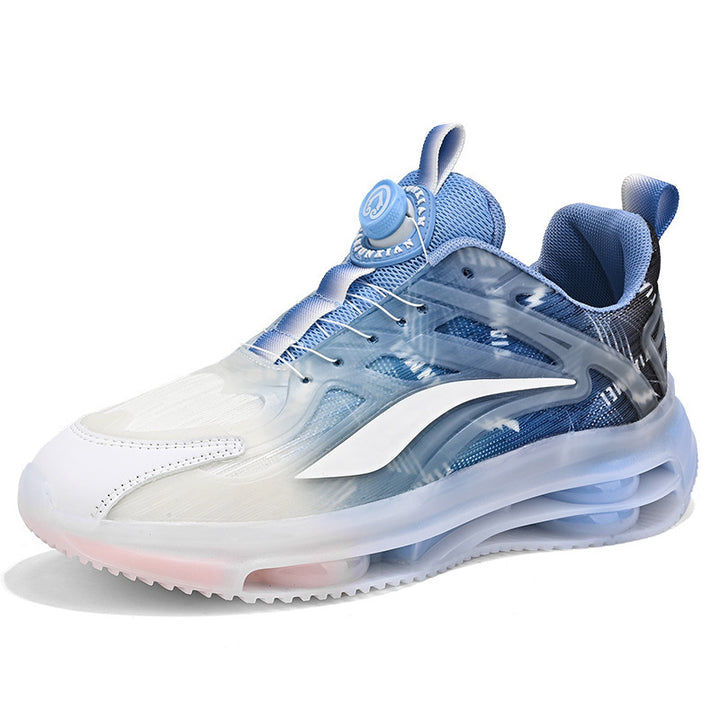 Herren Urbaner Komfort-Sneaker mit sichtbarer Luftkammer, transparentem TPU-Overlay und adaptivem Drehverschluss Drune