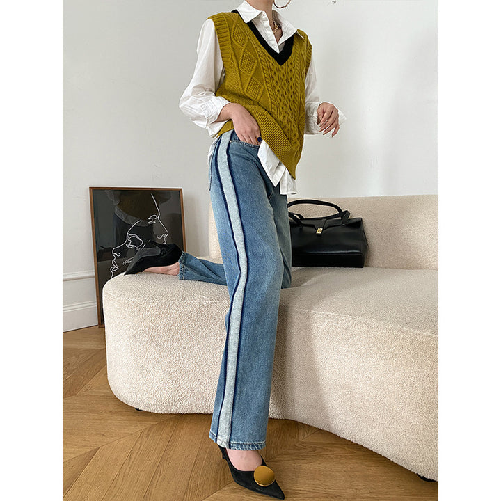 Damen High-Waist Jeans im lässigen Schnitt mit erstklassigem Denim Drune