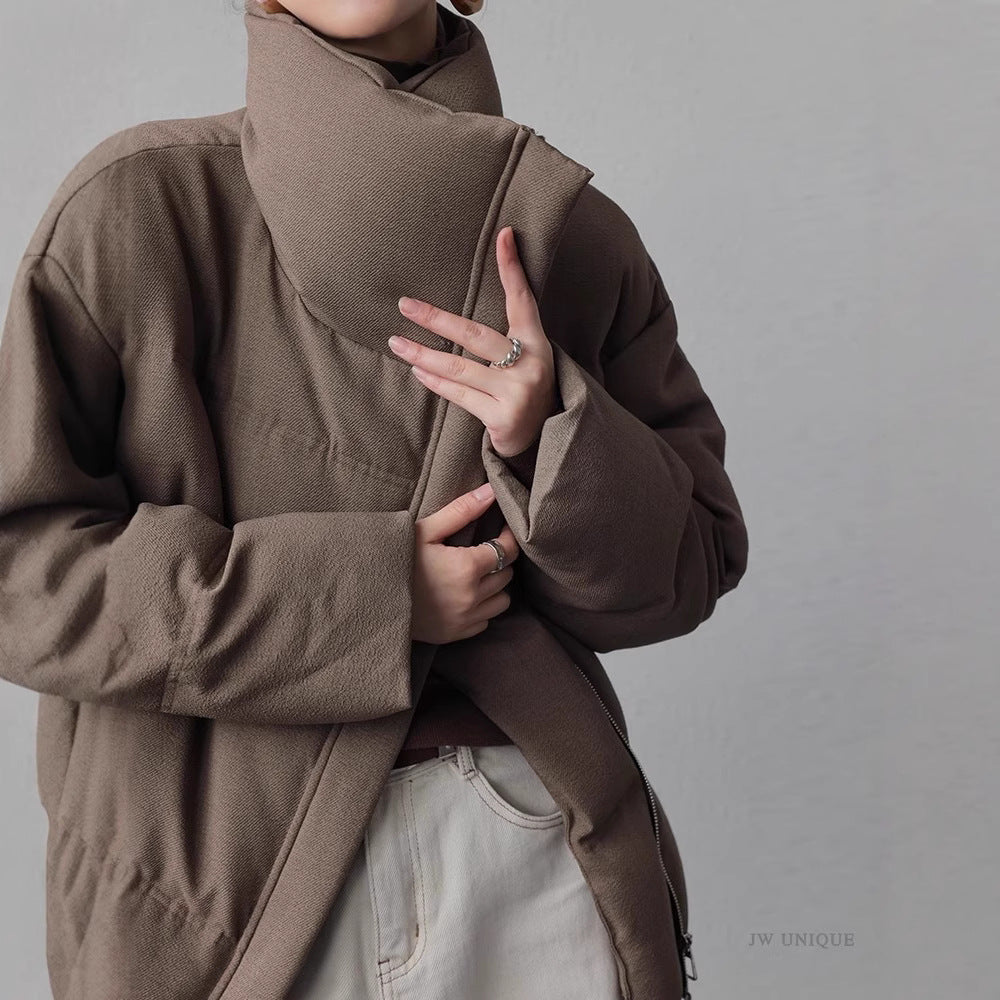 Damen Modischer Oversized Daunenjacke Drune