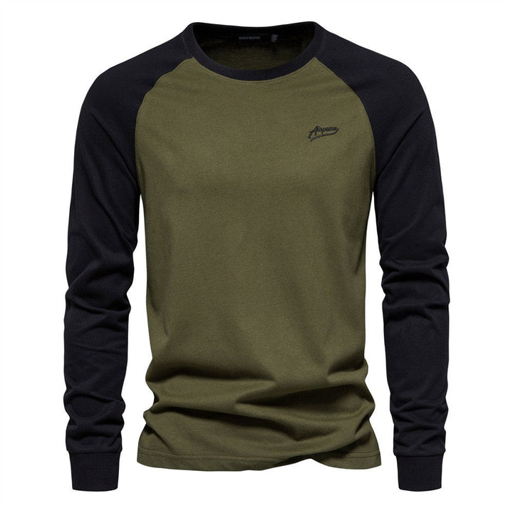 Herren Langarmshirt mit markantem Raglan-Design Drune