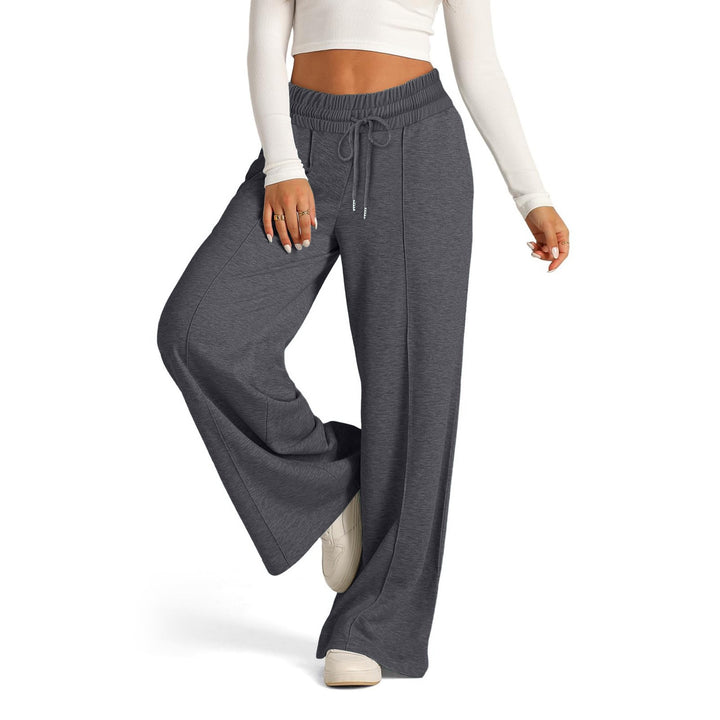 Damen Entspannte Passform Weite-Leg Lounge-Hose Drune
