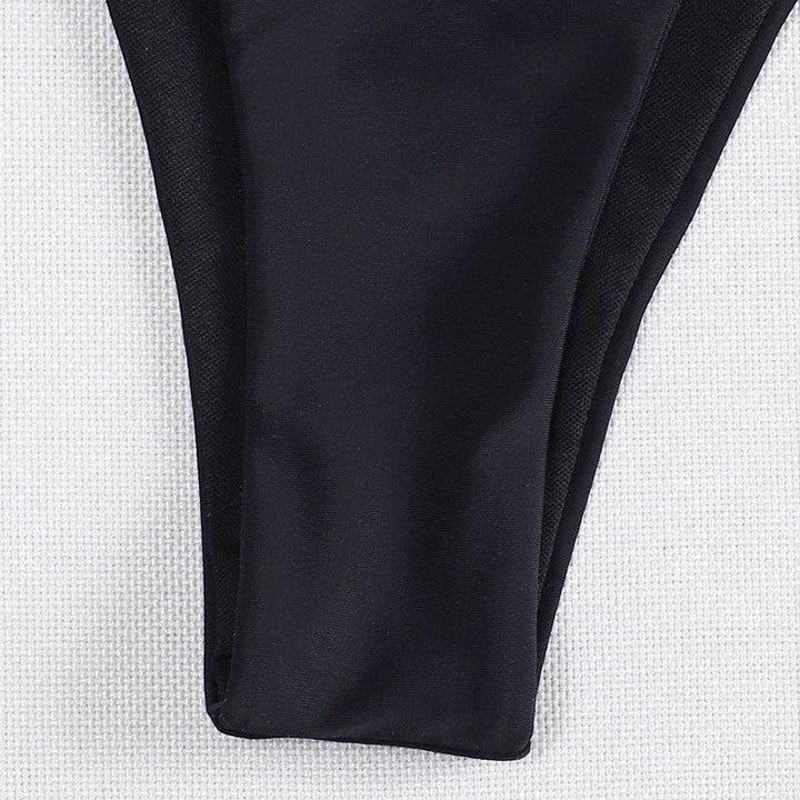 Damen Bikini-Höschen mit verstellbaren Bändern und elegantem Ring-Detail Drune
