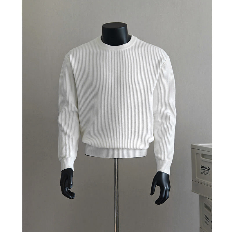 Damen Modischer Grobstrickpullover Drune