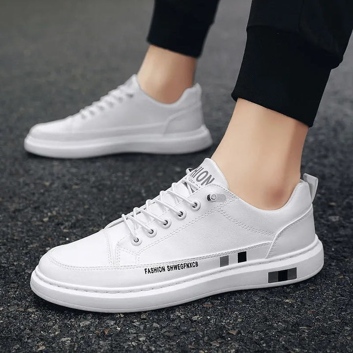 Damen Sportliche Sneaker aus hochwertigem Leder mit ergonomischer Dämpfung Drune