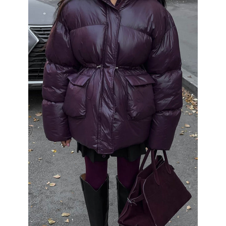 Damen Übergangsjacke mit verstellbarem Kordelzug und Kapuze Drune
