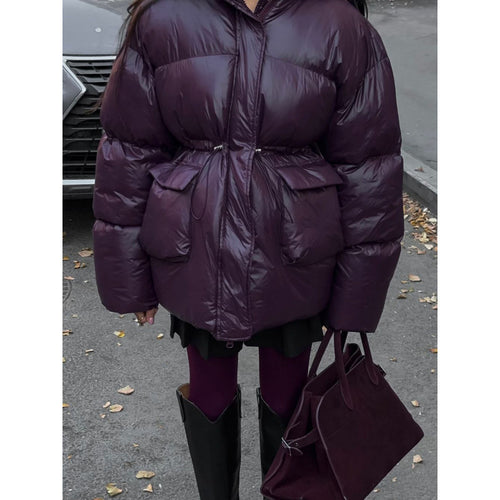 Damen Übergangsjacke mit verstellbarem Kordelzug und Kapuze Drune