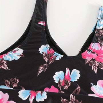 Damen Tankini mit floralen Akzenten Drune