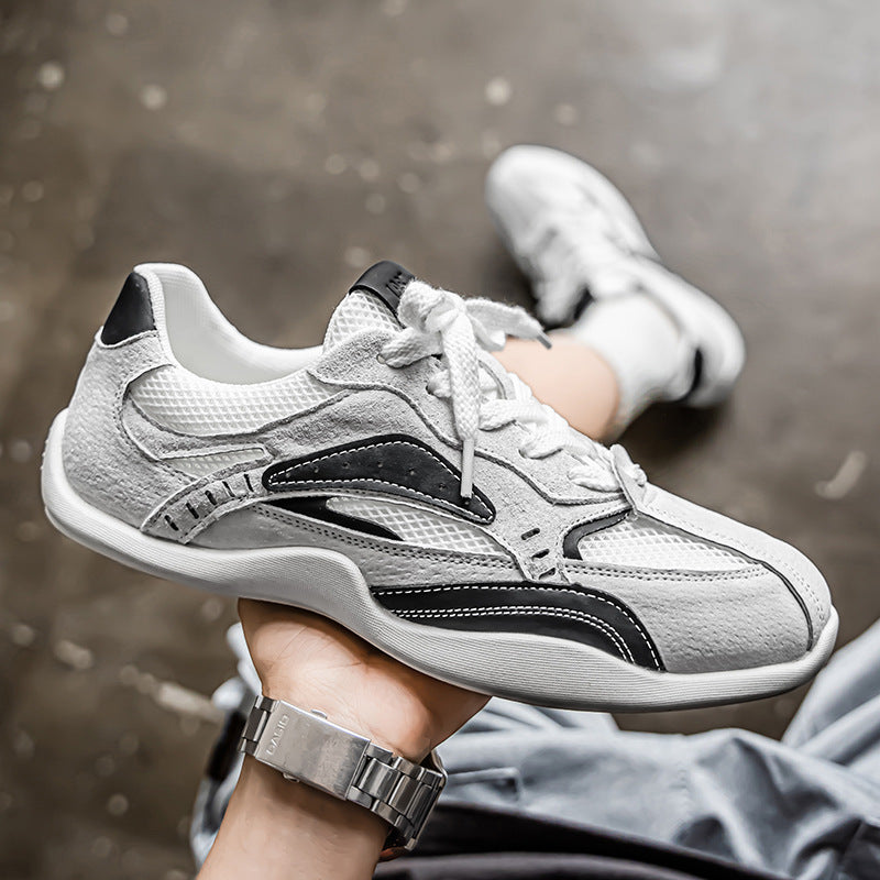Herren Wildleder-Mesh Casual-Sneaker mit ergonomischer Komfortsohle Drune