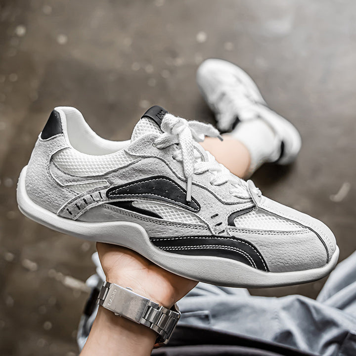 Herren Wildleder-Mesh Casual-Sneaker mit ergonomischer Komfortsohle Drune