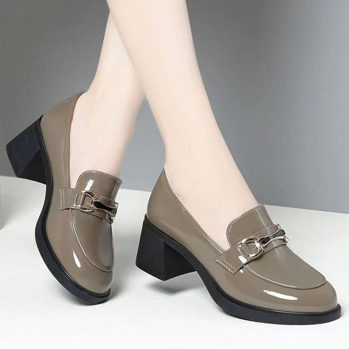 Damen Elegante und bequeme Pumps mit modischem Schnallen-Design Drune