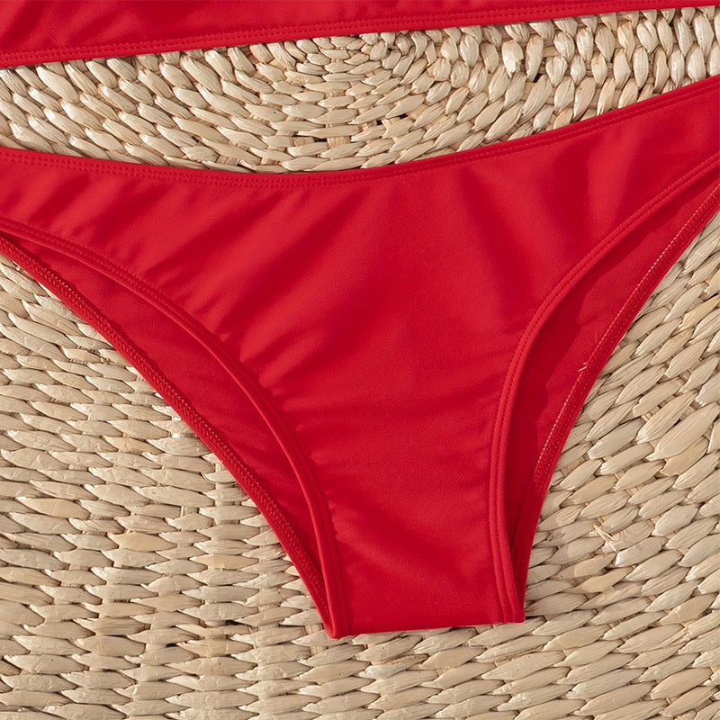 Damen Bikini-Set mit verstellbaren Trägern und hohem Schnitt Drune