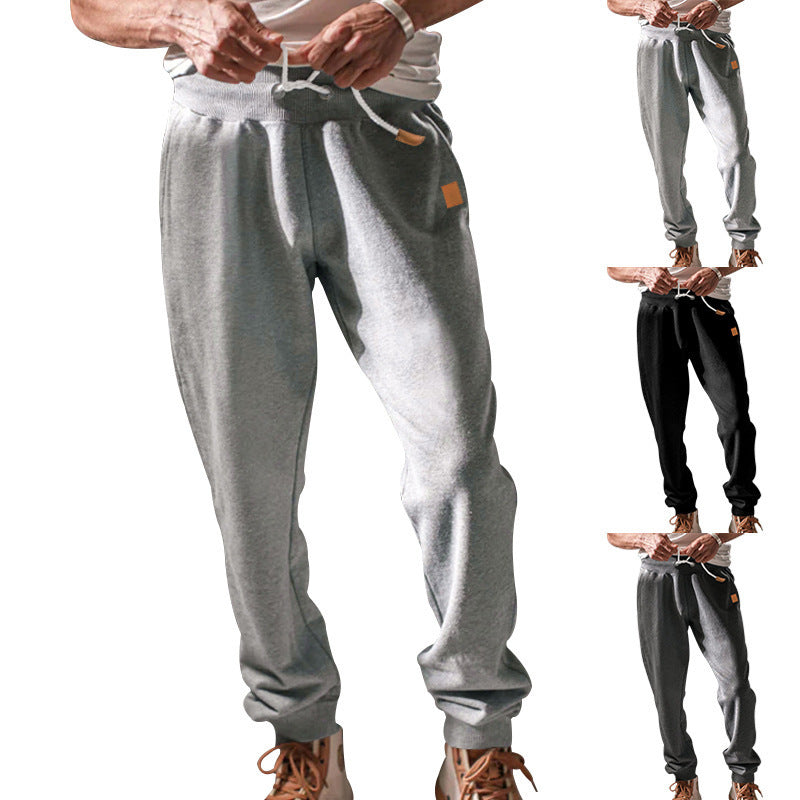 Herren Slim-Fit Jogginghose mit elastischem Bund, Kordelzug und schmalem Beinabschluss Drune