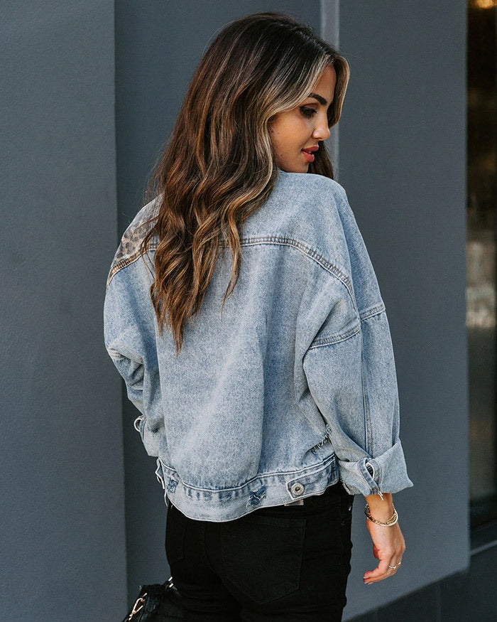 Drune | Stickerei Denim Jacke