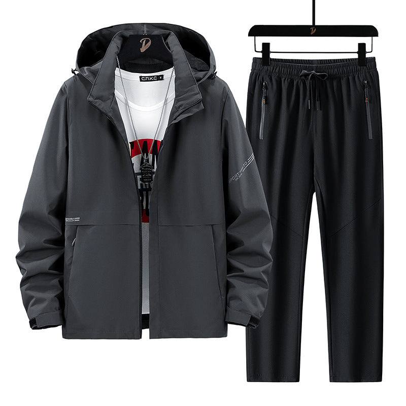 Herren Praktisches Sportset mit Jacke und Hose Drune