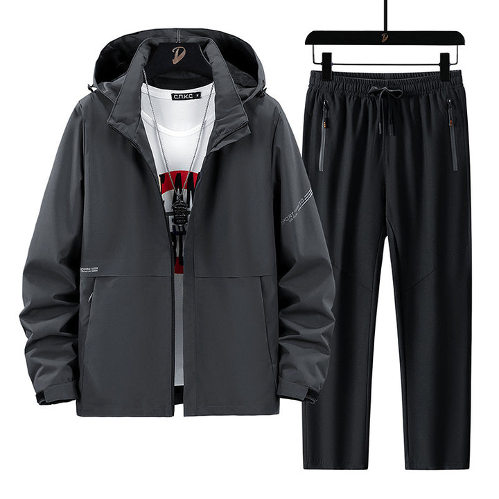 Herren Praktisches Sportset mit Jacke und Hose Drune