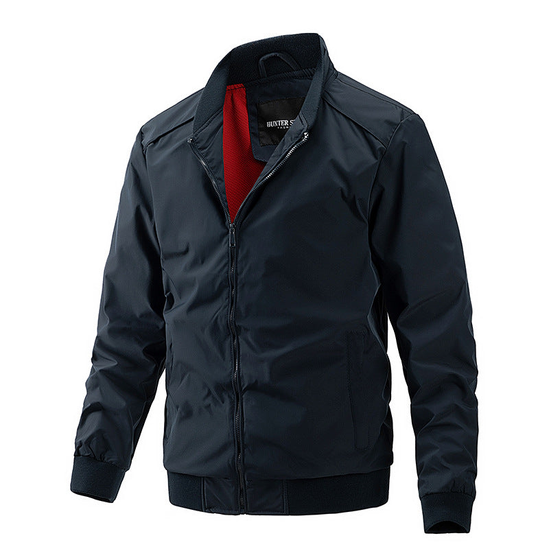 Herren Wasserabweisende leichte Bomberjacke mit atmungsaktivem Mesh-Innenfutter Drune