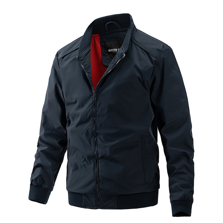 Herren Wasserabweisende leichte Bomberjacke mit atmungsaktivem Mesh-Innenfutter Drune