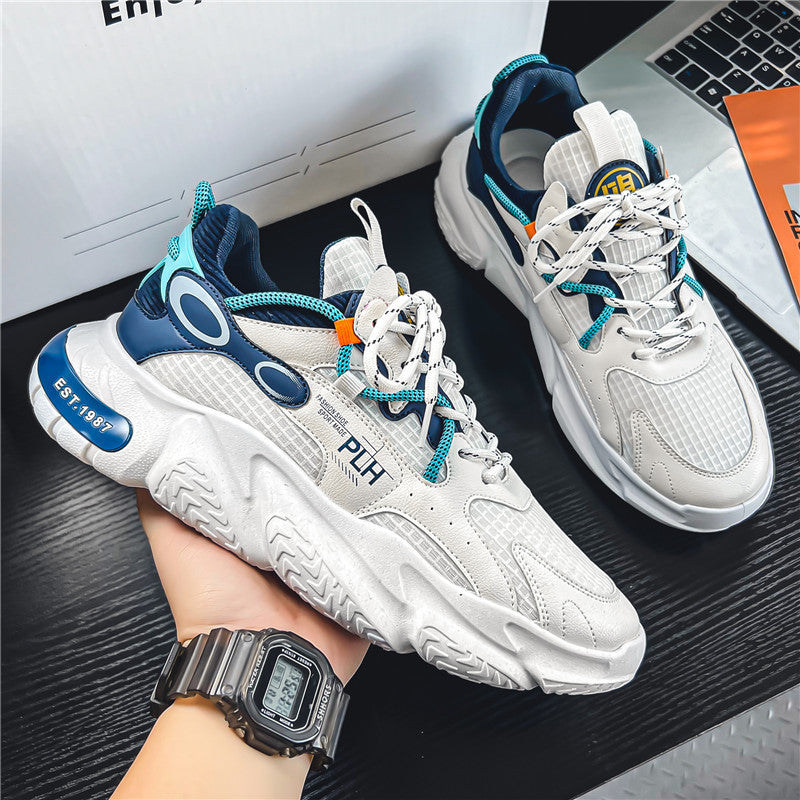 Herren Voluminöser Performance-City-Sneaker mit skulpturaler Plateausohle Drune