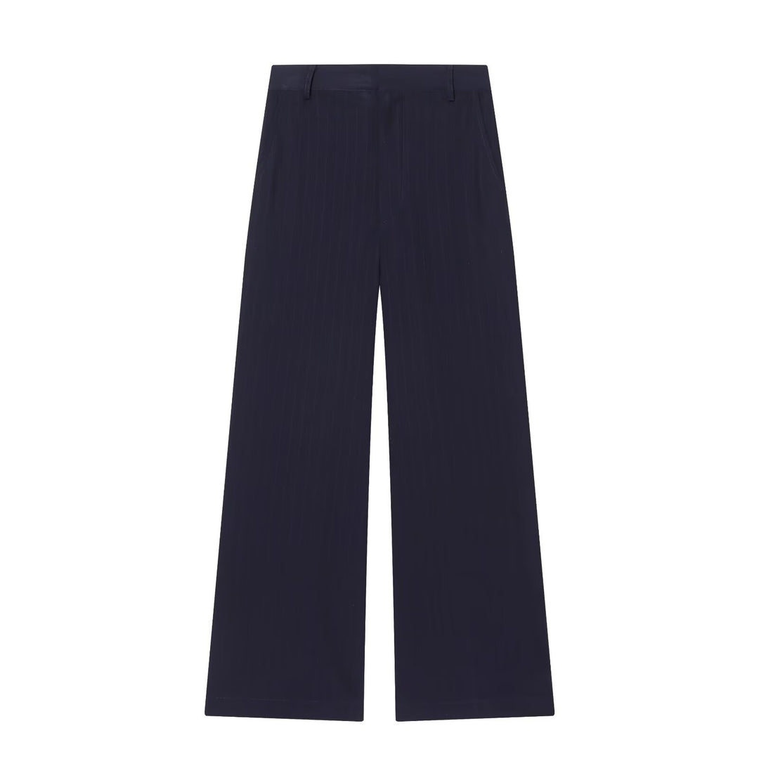 Damen Minimalistischer Kurzblazer mit Stehkragen und verdeckter Zweiknopf-Leiste Drune