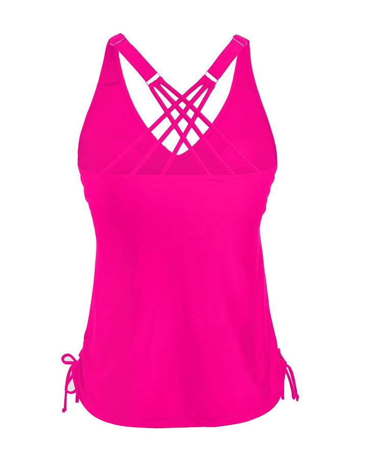 Damen Sportliches Tankini-Oberteil Drune