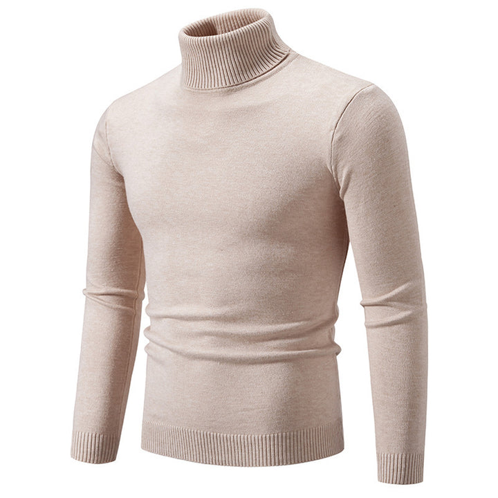 Herren schicker Rollkragenpullover aus hochwertiger Baumwolle Drune