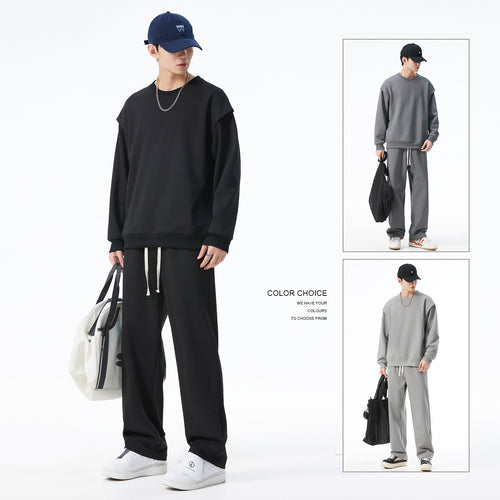 Damen Stylisches Sweatshirt und Sporthose Set Drune