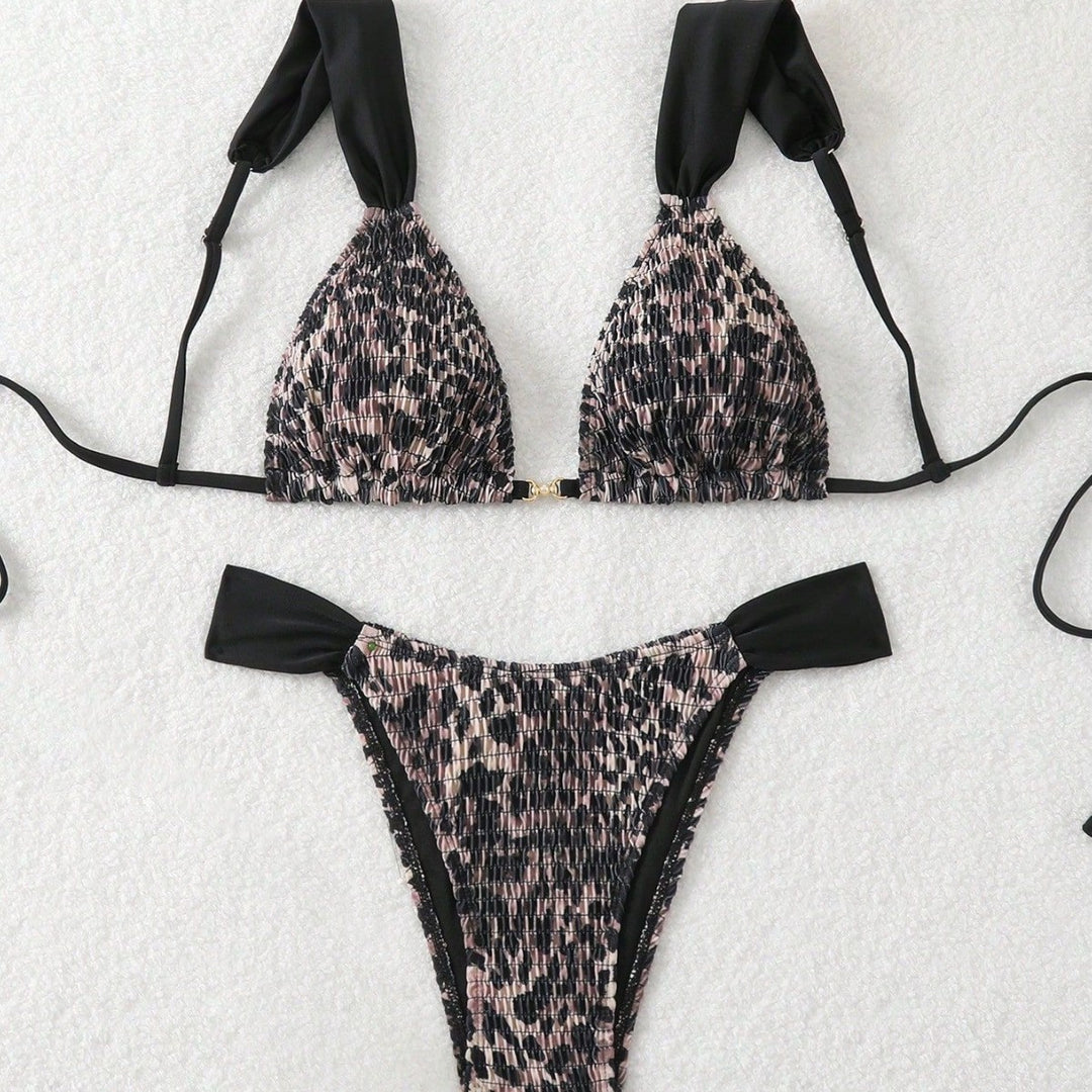 Damen Triangel-Bikini mit elegantem Banddesign Drune