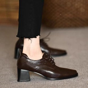 Damen Elegante High Heels mit Schnürung Drune