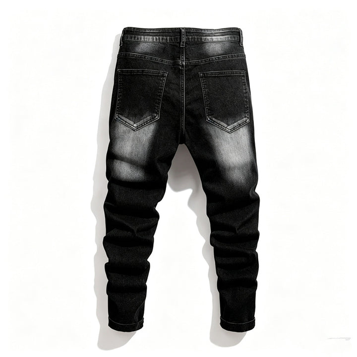 Herren Modische Ripped Jeanshose Drune