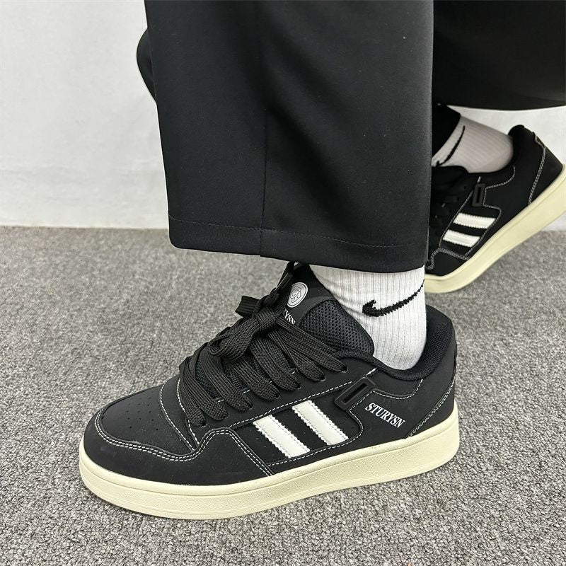 Damen Sneakers im urbanen Retro-Stil mit gepolsterter Innensohle und rutschfester Laufsohle Drune