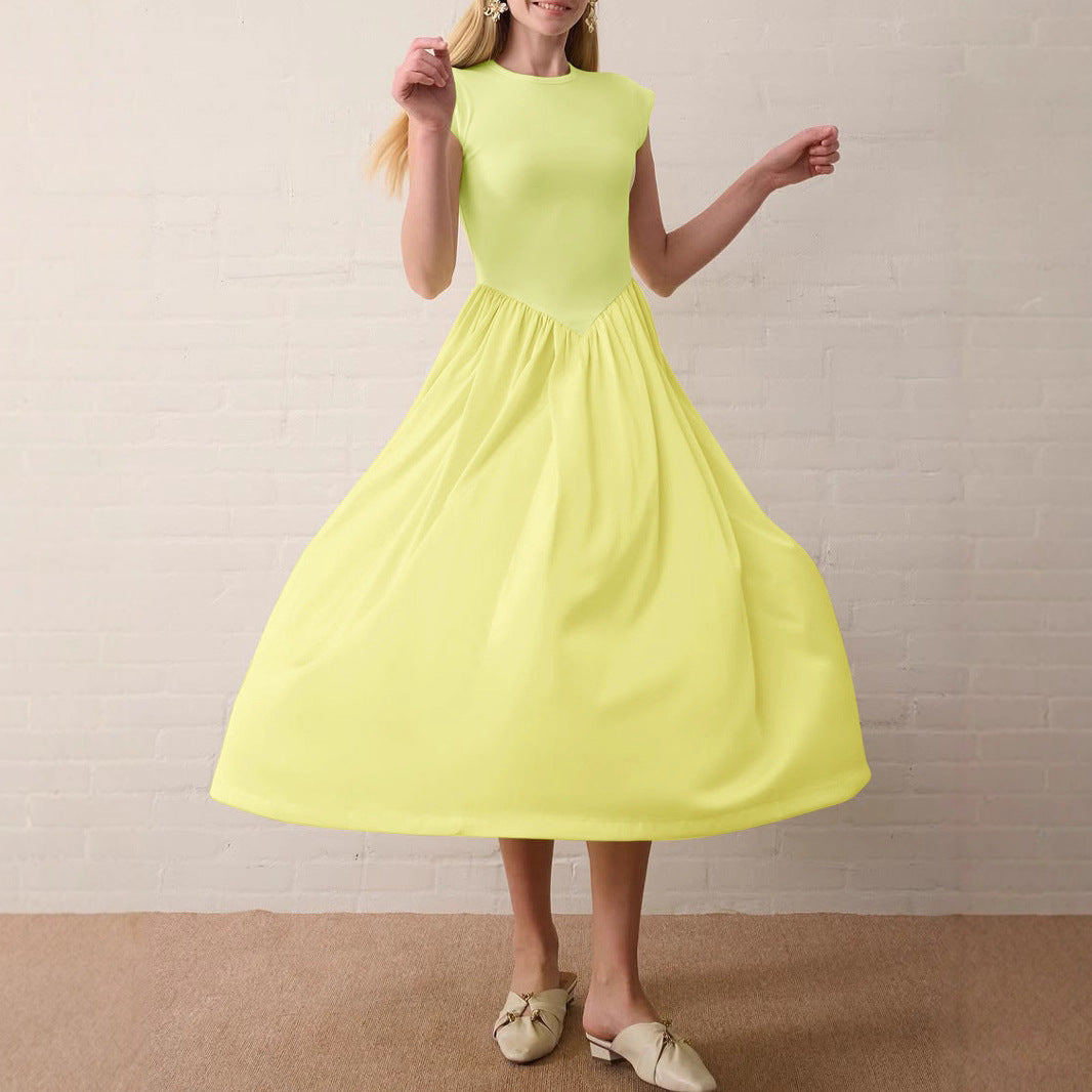Damen Kleid mit eleganter, asymmetrischer Silhouette Drune