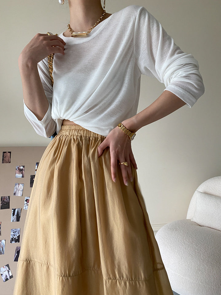 Damen lässige Jeansshorts mit hohem Bund und dekorativem Kettengürtel Drune