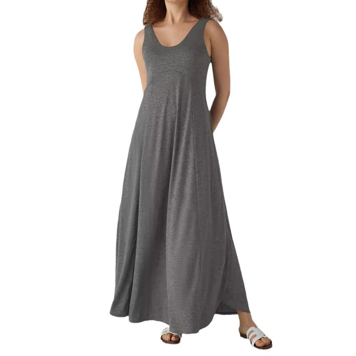 Damen Maxi-Kleid mit fließendem Schnitt und komfortablem Tragegefühl Drune