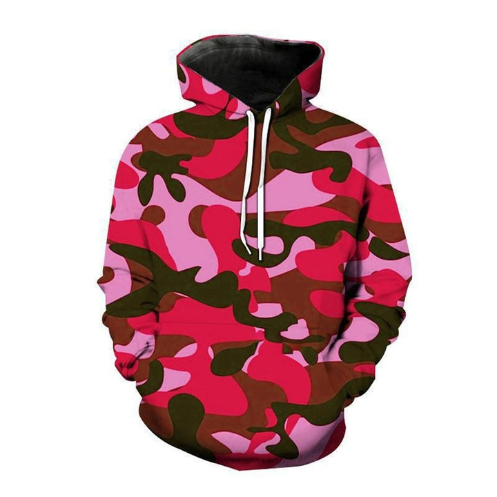 Damen Kapuzenpullover mit modernem Camouflage-Muster Drune