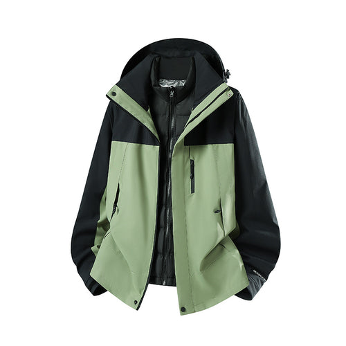 Damen Zweiteilige Softshell-Parka mit herausnehmbarer Steppinnenjacke Drune