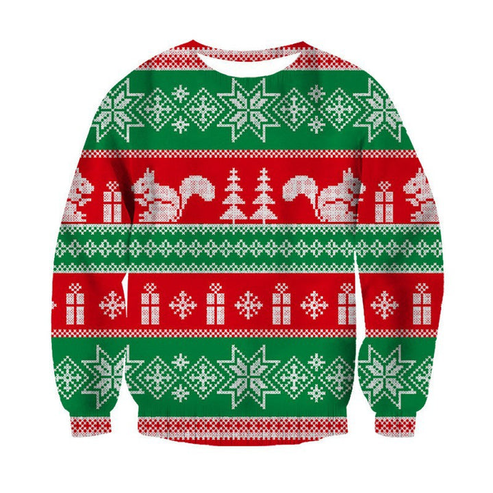 Drune | Lustiger Dino Weihnachtspullover - Damen