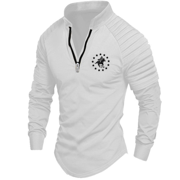 Herren Sportlicher Pullover mit elegantem Reißverschluss und praktischen Details Drune