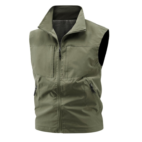 Damen atmungsaktive Softshell-Weste mit Stehkragen und taillierter Schnittführung Drune