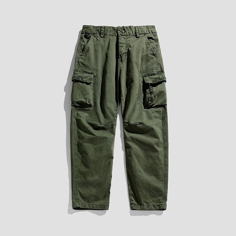 Herren Robuste Utility-Cargohose mit Mehrfachtaschen und verstärkten Kniepartien Drune