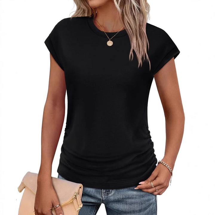 Damen Stylisches Oberteil mit lässigen Rüschendetails Drune