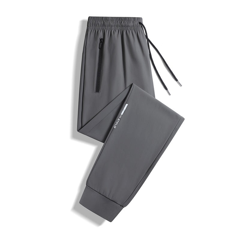 Herren Sportliche Jogginghose mit elastischem Bund und praktischen Reißverschlusstaschen Drune