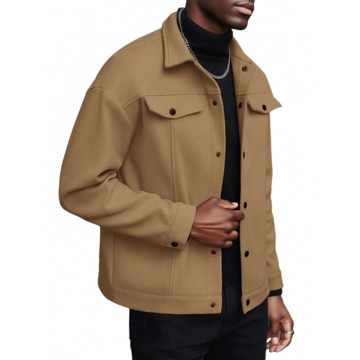 Herren weiche und modische Overshirtjacke Drune