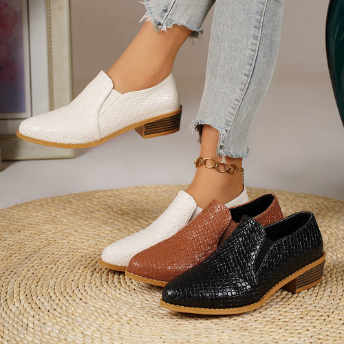 Damen Elegante Slipper mit Struktur-Design Drune