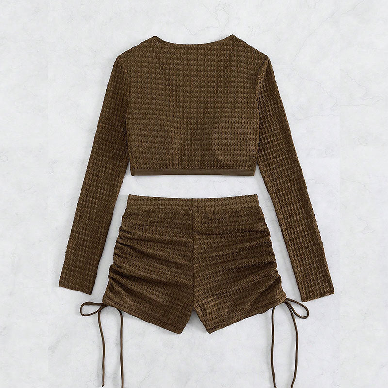 Damen Baderock mit hoch geschnittenem Oberteil und lässigem Design Drune