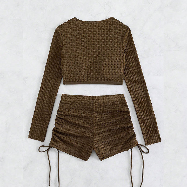 Damen Baderock mit hoch geschnittenem Oberteil und lässigem Design Drune