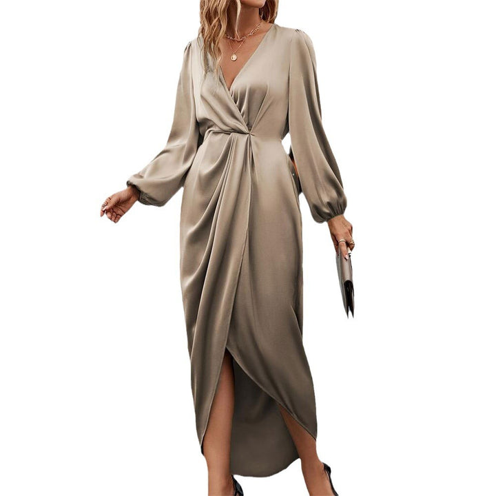 Damen elegantes Maxi-Kleid Drune