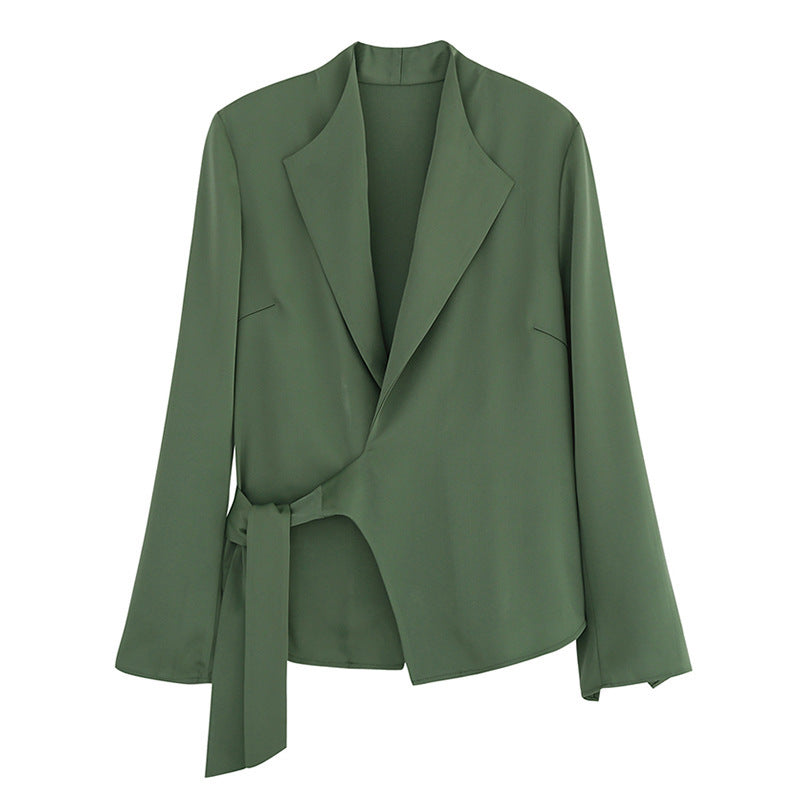 Damen eleganter Wickelblazer Drune