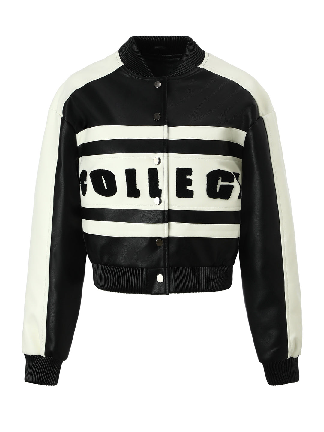 Damen Lässige Lederjacke Drune
