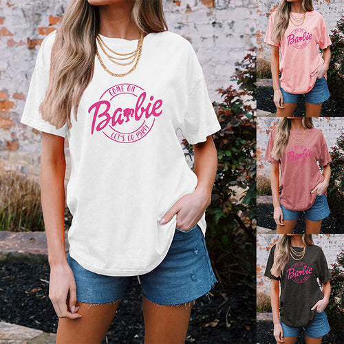 Frauen Grafik Party T-Shirt Drune