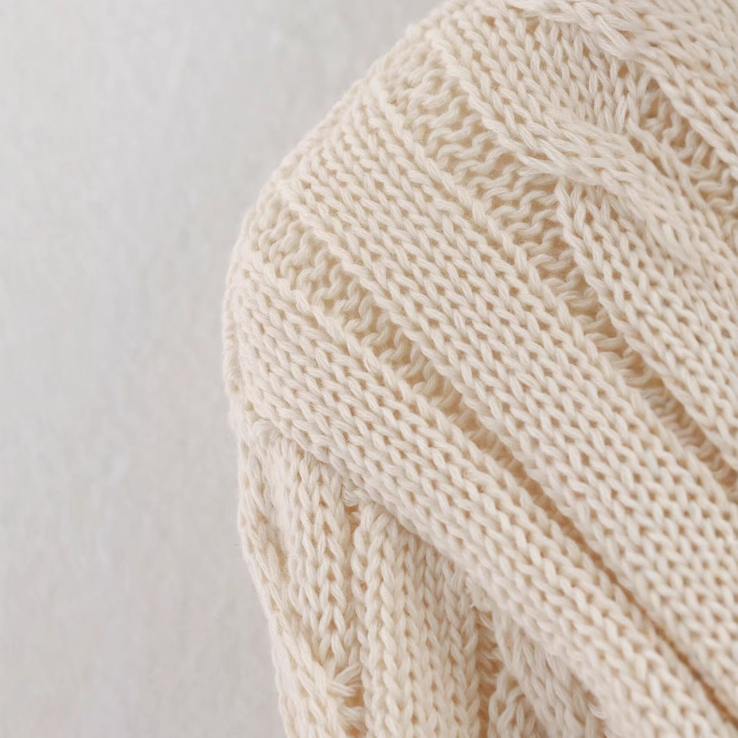 Damen Strickpullover mit klassischem Stehkragen und zeitlosem Zopfmuster Drune